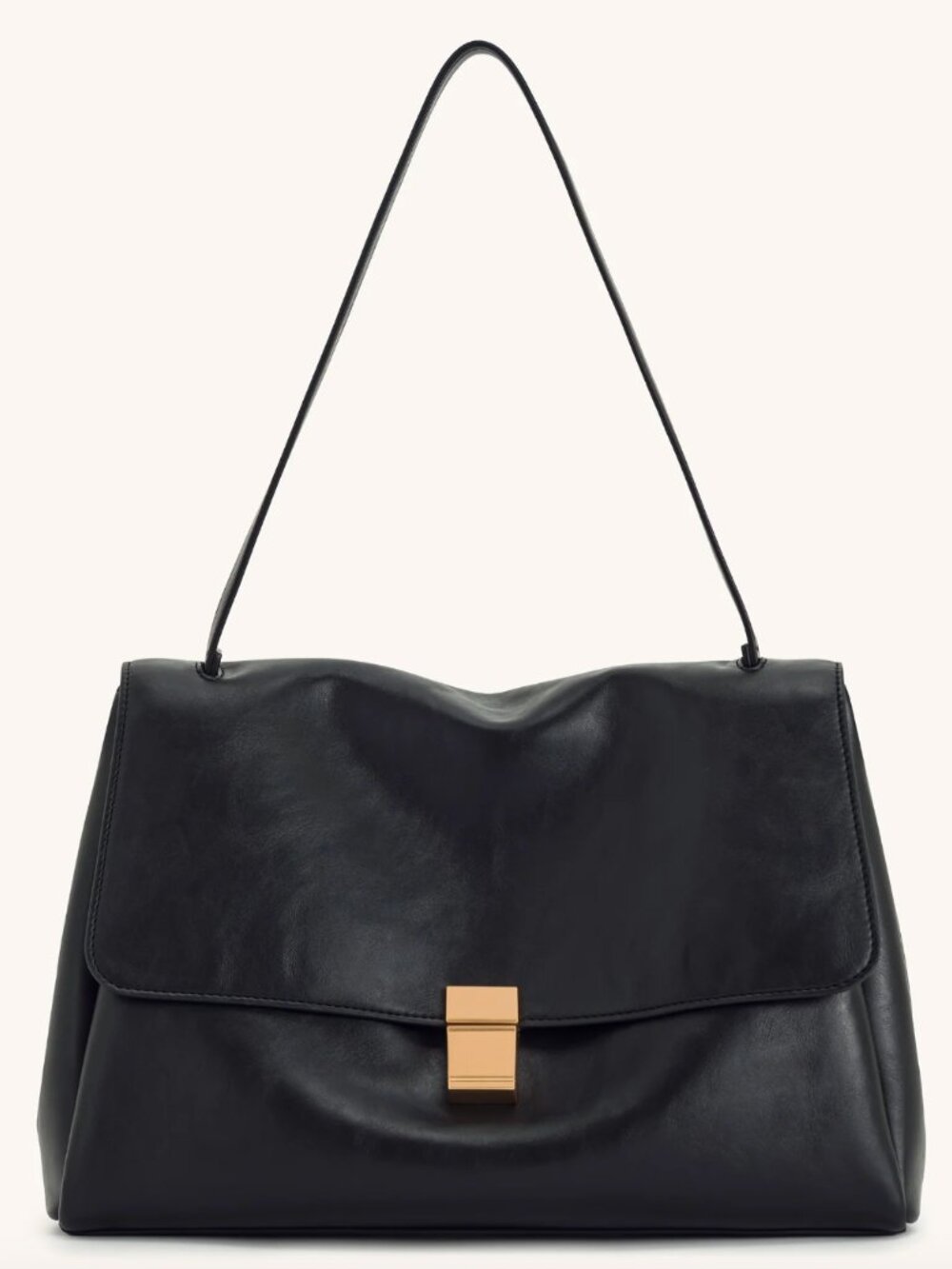 JW PEI Hilary Black Shoulder Bag with Gold Hardware - Picture 5 of 8